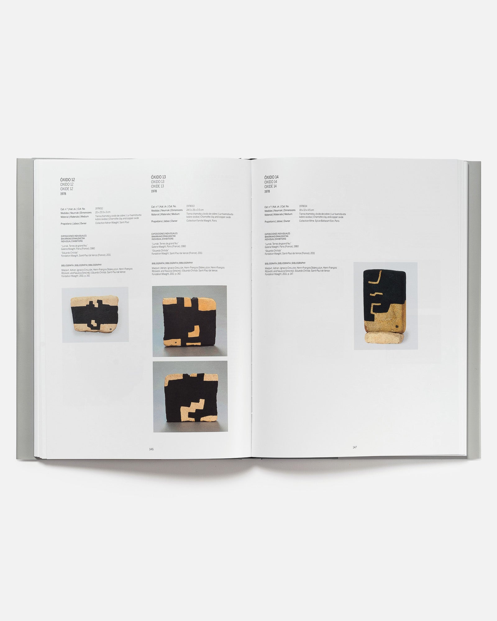EDUARDO CHILLIDA II (1974-1982) CATALOGUE RAISONNE OF SCULPTURE