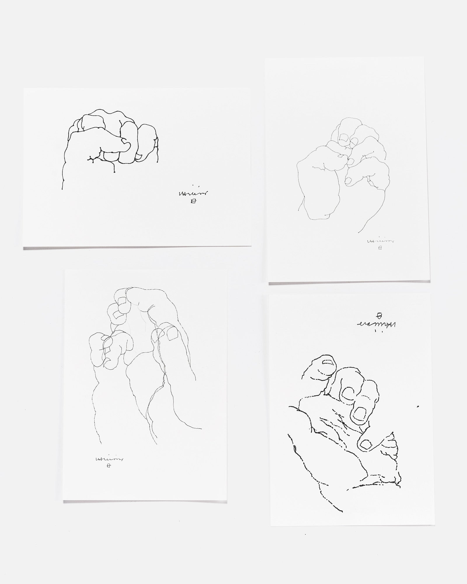 CONJUNTO DE DIBUJOS MANOS