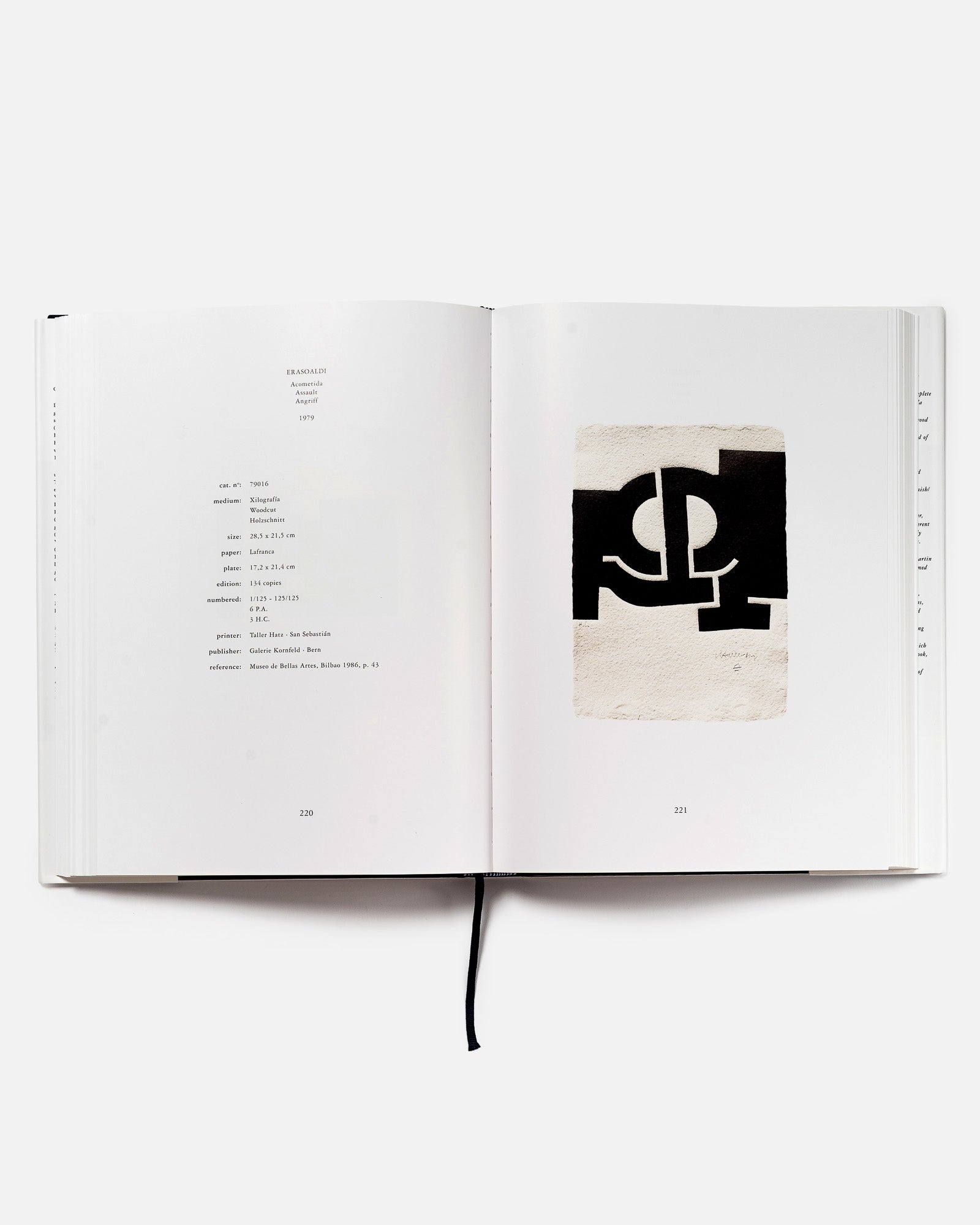 EDUARDO CHILLIDA OPUS II 1973 - 1985