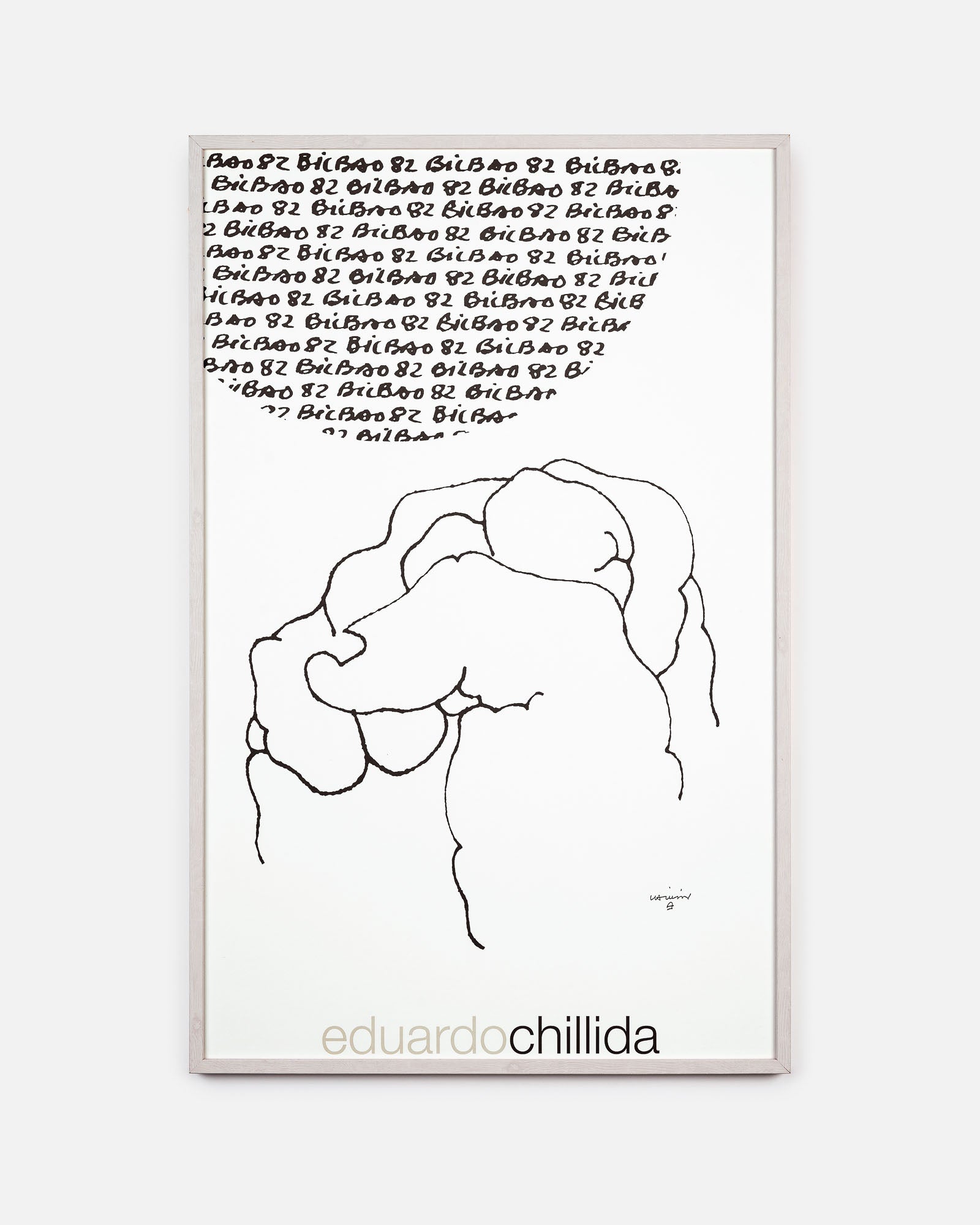 POSTER CHILLIDA BILBAO 82