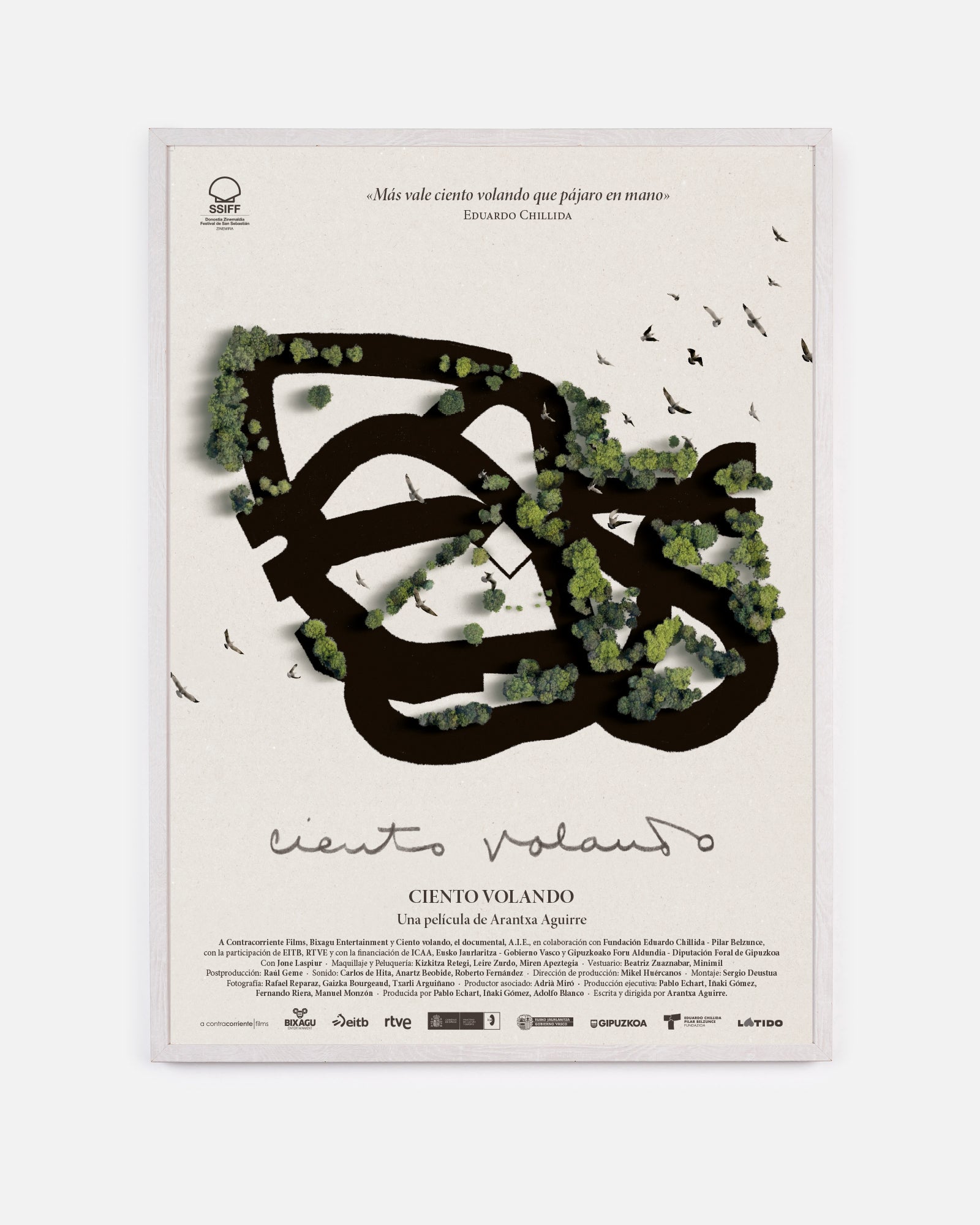 PÓSTER CIENTO Y VOLANDO