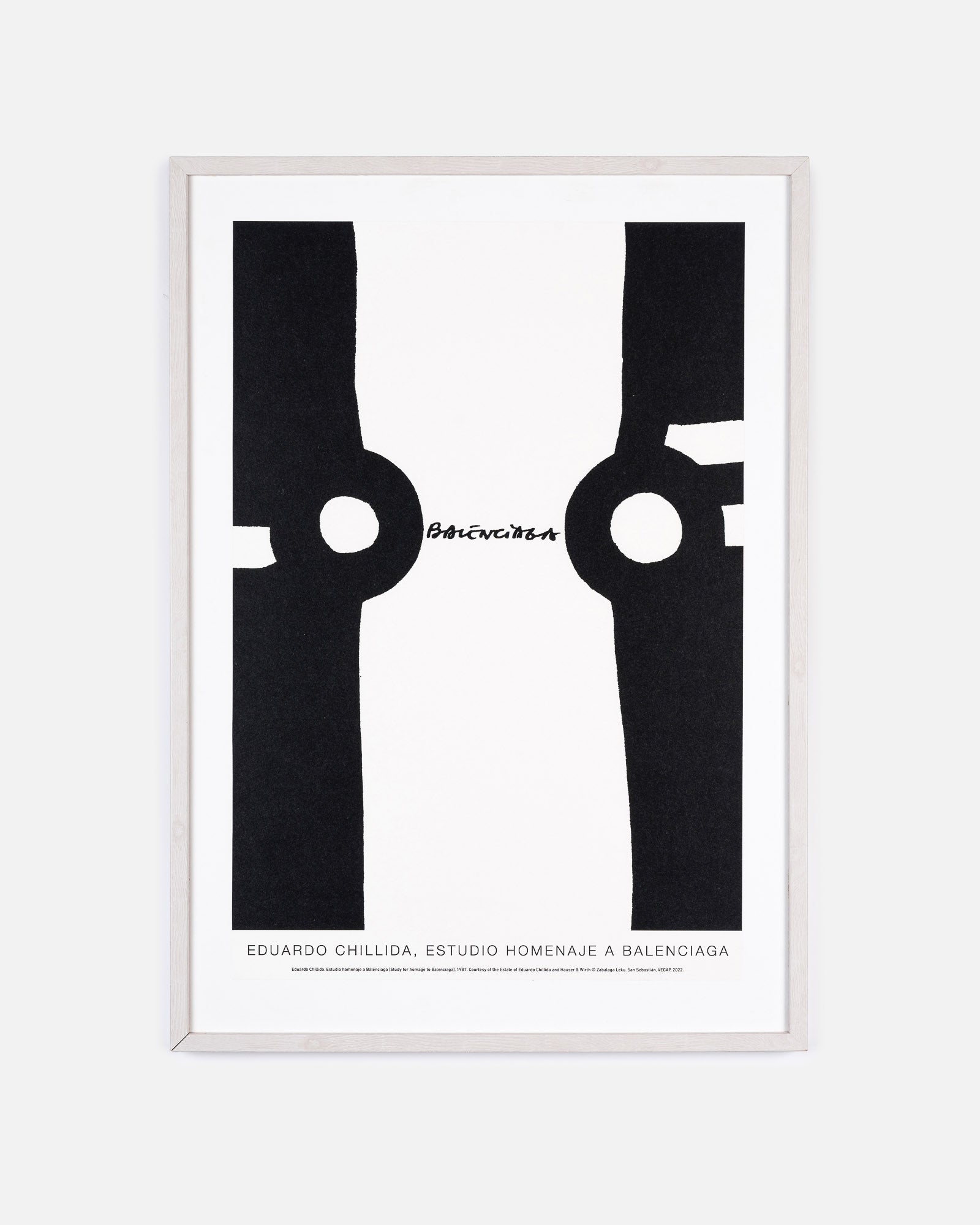 POSTER HOMENAJE A BALENCIAGA