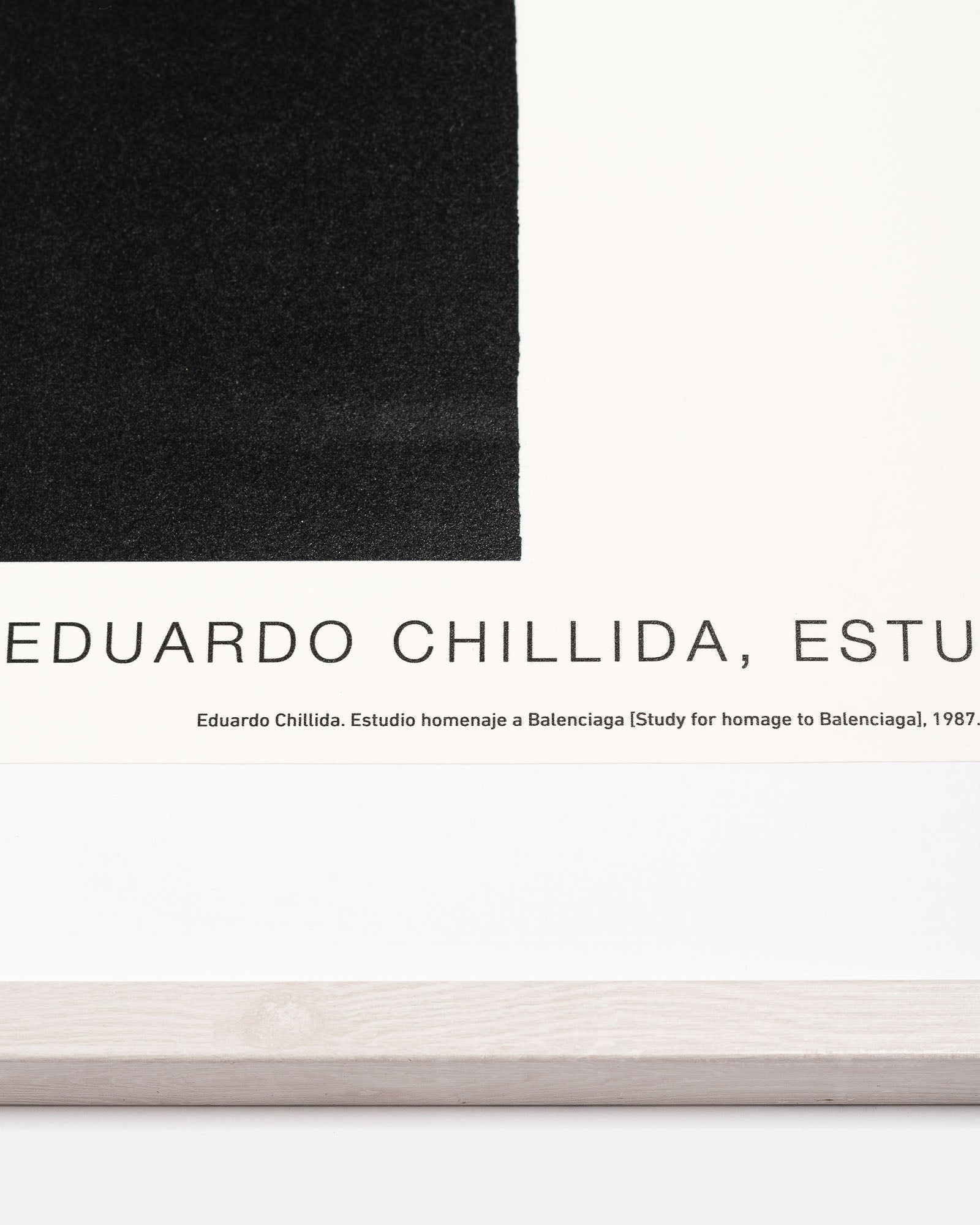 POSTER HOMENAJE A BALENCIAGA