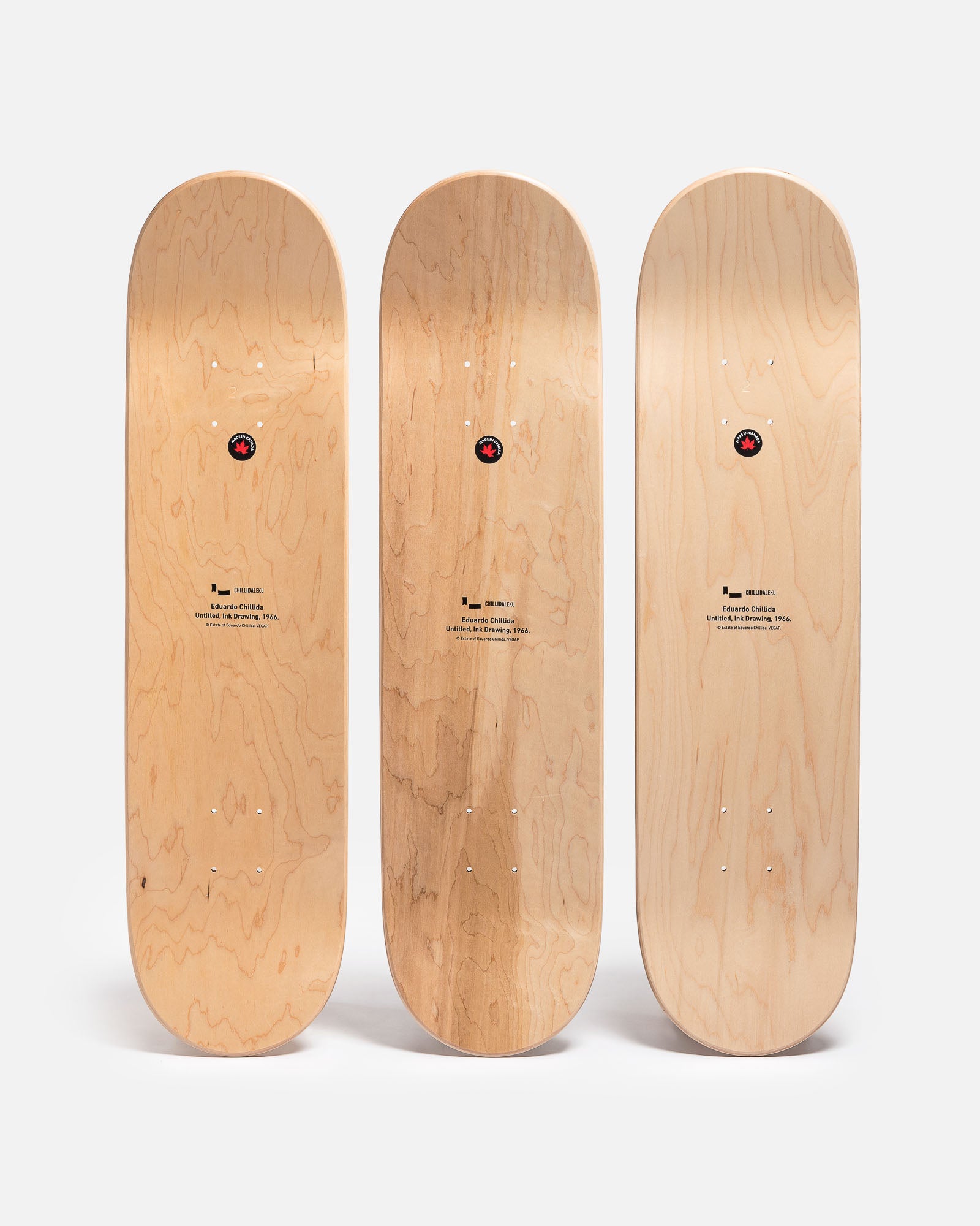 TRÍPTICO DE TABLAS DE SKATE