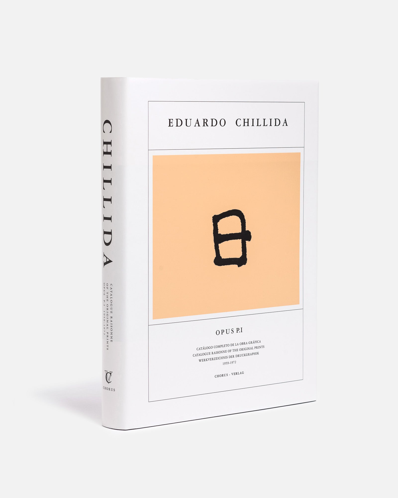 EDUARDO store CHILLIDA Opus I-IV Werkverzeichnis Druckgraphik 1959-2001