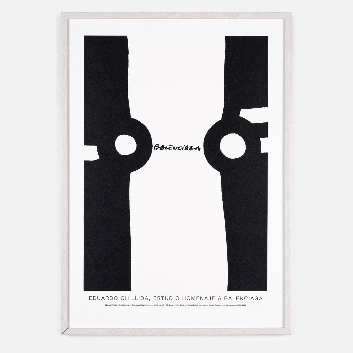 POSTER HOMENAJE A BALENCIAGA