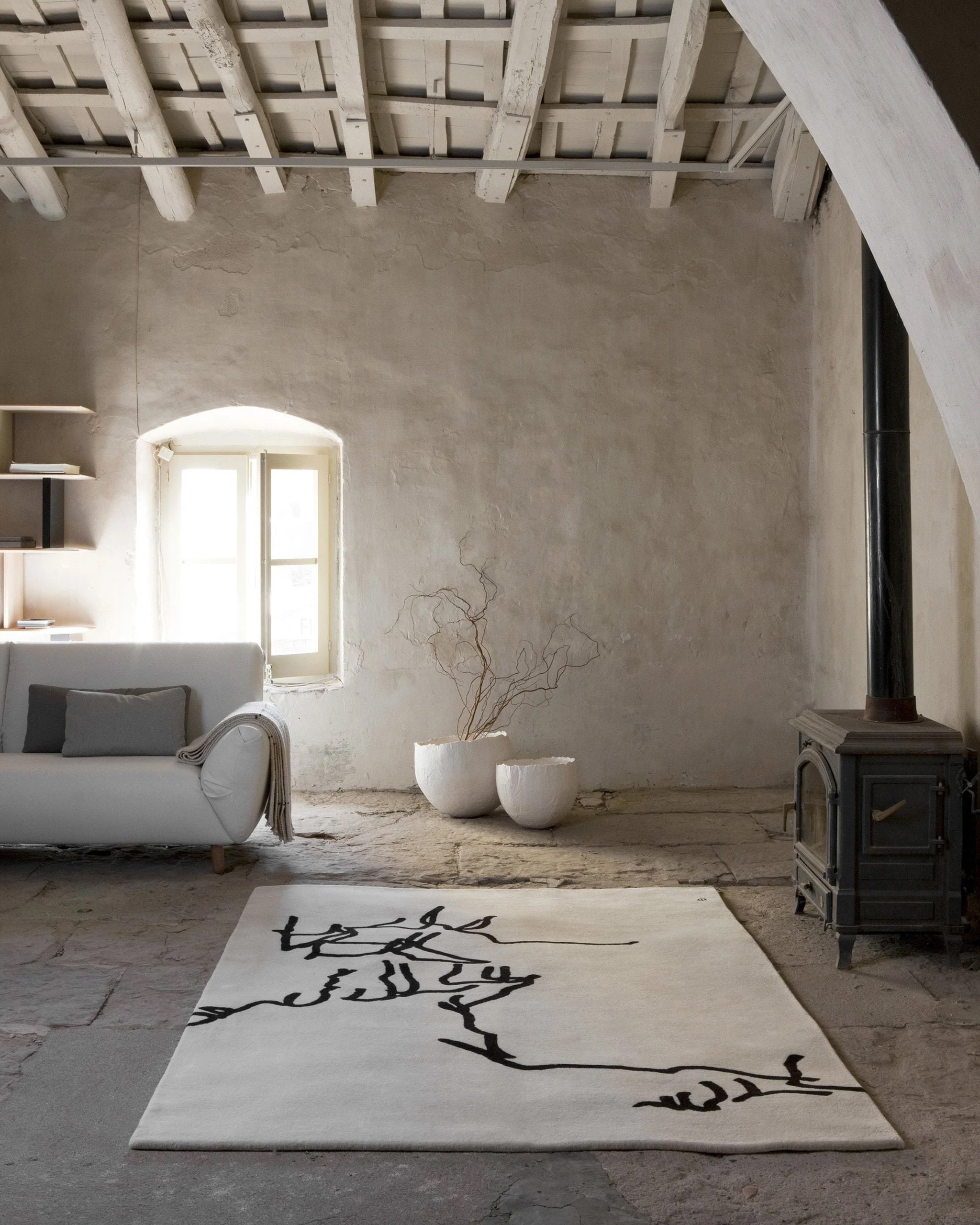 ALFOMBRA DIBUJO TINTA 1957